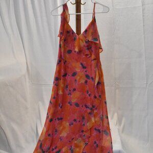 Floral Midi Dress - Size 8